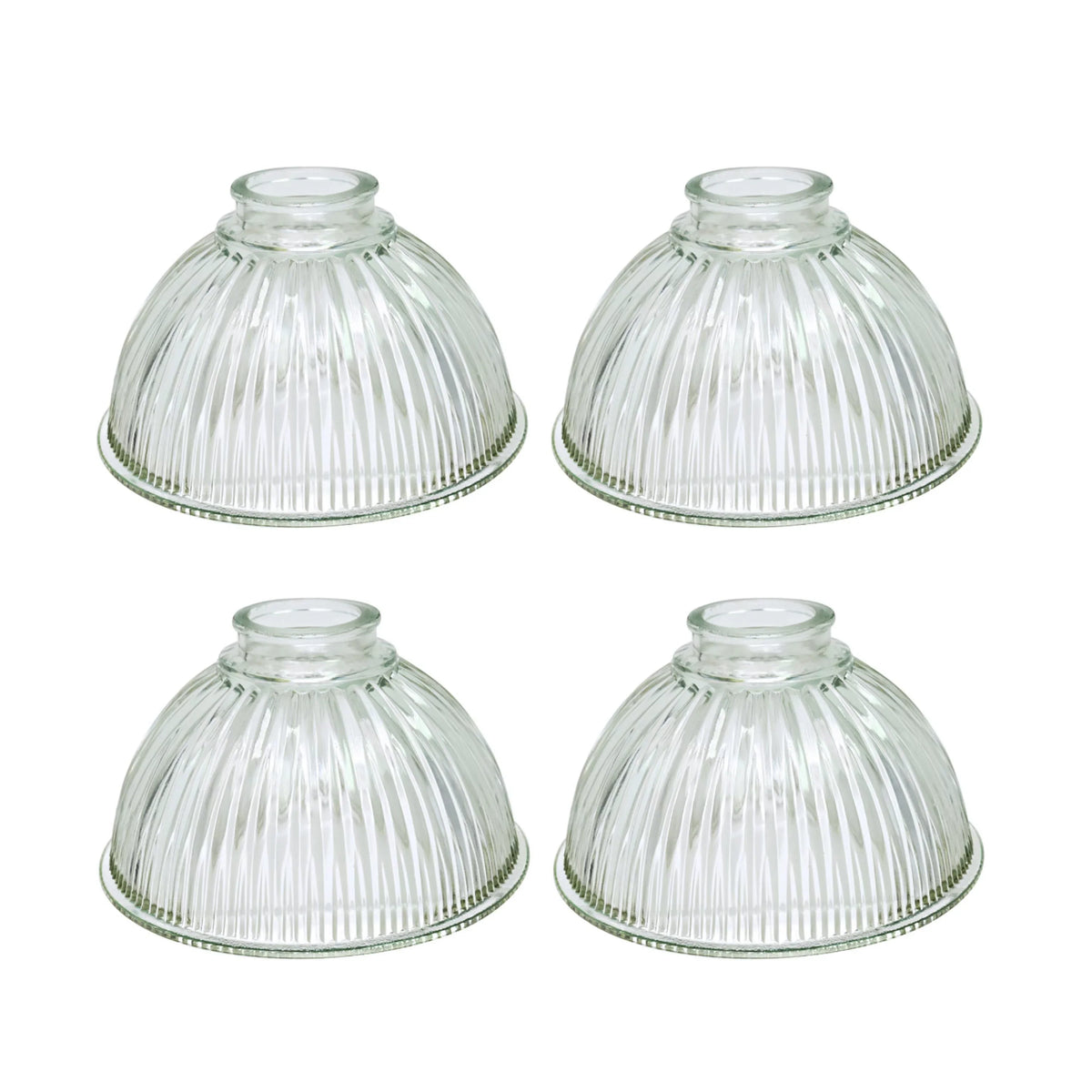 Premium Aspen Creative 23019-4 Transitional Style Replacement Bell Shaped Clear Pebbled Glass Shade