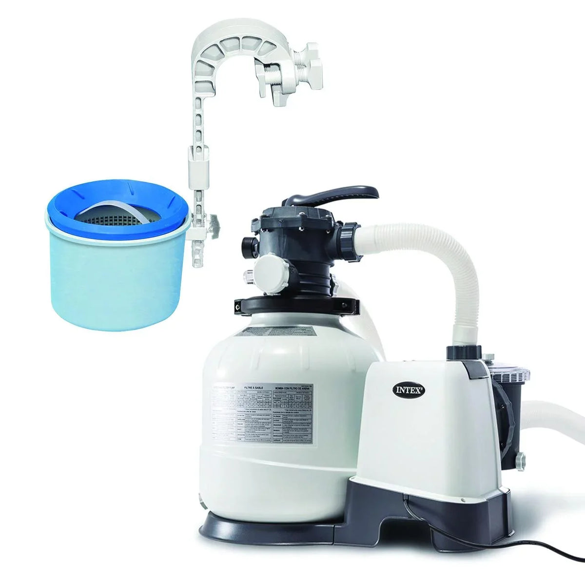 Intex Above Ground Pool Sand Filter Pump Bundled w/ Intex Automatic Skimmer - Great Deal! - Great Deal!