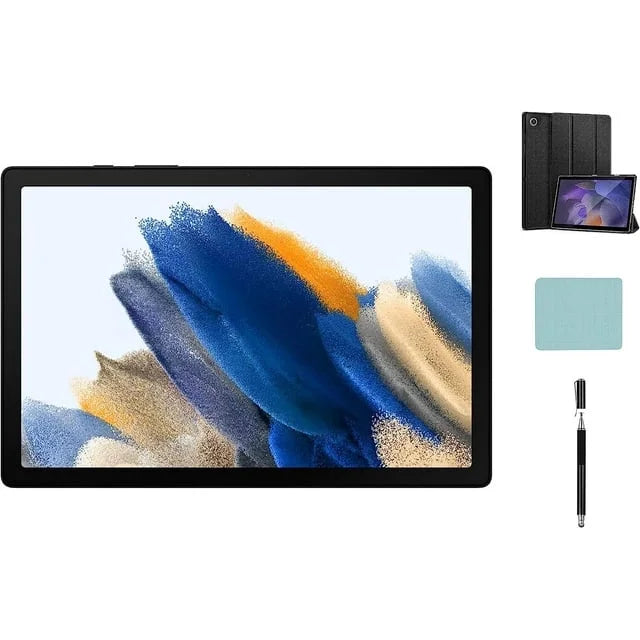 Premium Restored SAMSUNG Galaxy Tab A8 Android WiFi Tablet, 10.5'' Touchscreen (1920x1200) LCD Screen, 128GB Storage, Wireless, Android 11 OS, Gray with Mazepoly Accessories