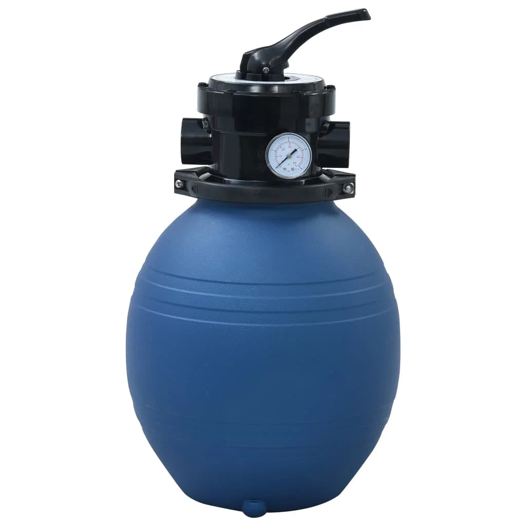 OWSOO Pool Sand Filter with 4 Position Valve Blue 11.8" - Great Deal! - Great Deal! - Great Deal!