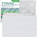 Premium Filterbuy 16x30x4 MERV 13 Pleated HVAC AC Furnace Air Filters (6-Pack) - Great Deal!