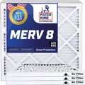 Filter King 9x60.5x1 Air Filter | 4-PACK | MERV 8 HVAC Pleated A/C Furnace Filters | MADE IN USA | Actual Size: 9 x 60.5 x .75" - Great Deal! - Great Deal! - Great Deal!