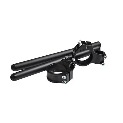 Premium Vortex Clip-Ons 50mm (7 Degree Downward Angle) Black for Yamaha YZF750R 1994 - Great Deal!