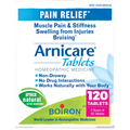 Boiron Arnicare Tablets, Homeopathic Medicine for Pain Relief, Muscle Pain & Stiffness, Swelling from Injuries, Bruising, 2 x 60 Tablets Twin Pack - Great Deal!